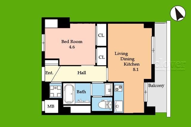 1LDK apartment in Musashino, Tokyo - Photo 1