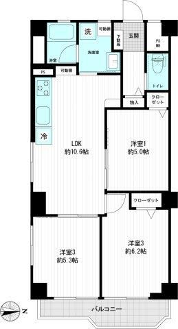 3LDK apartment in Koto Ward, Tokyo - Photo 1