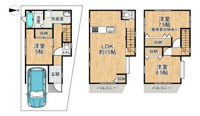 3LDK house in Neyagawa, Osaka - Photo 1