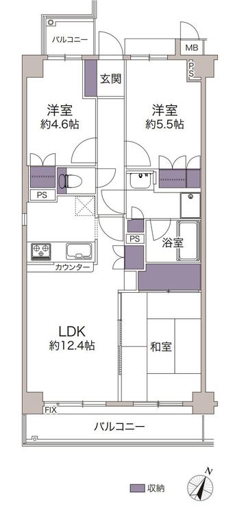 3LDK apartment in Konosu