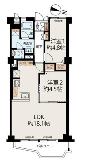 2LDK apartment in Higashinada Ward, Kobe, Hyogo - Photo 1