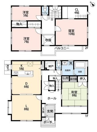 6LDK house in Fukutsu
