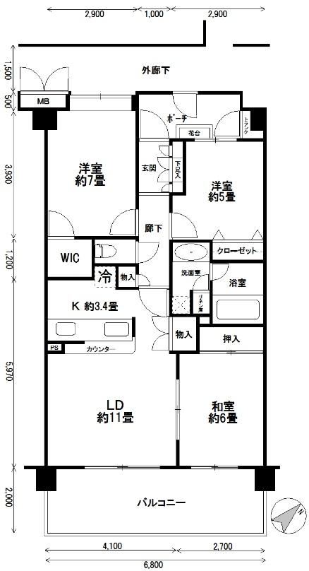 3LDK apartment in Itabashi Ward, Tokyo - Photo 1