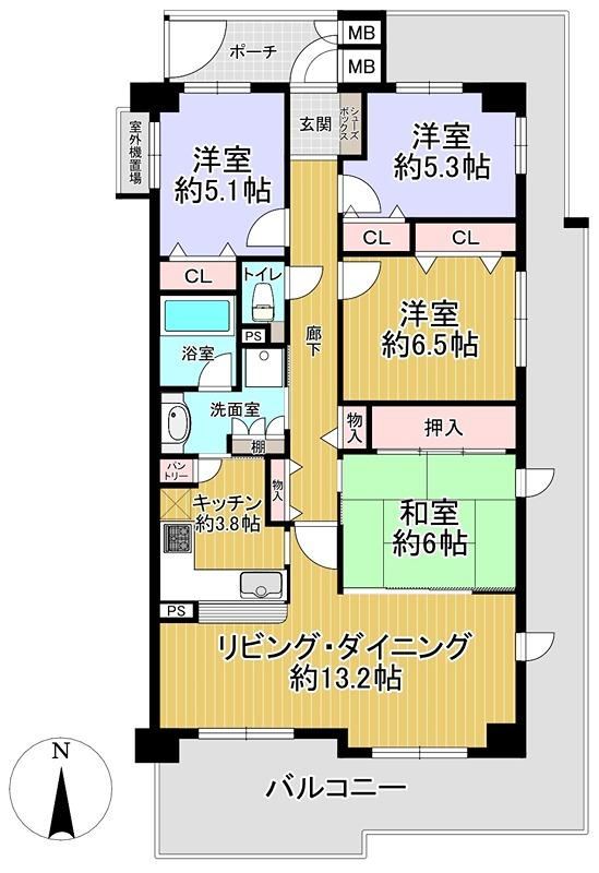 4LDK apartment in Nara, Nara - Photo 1