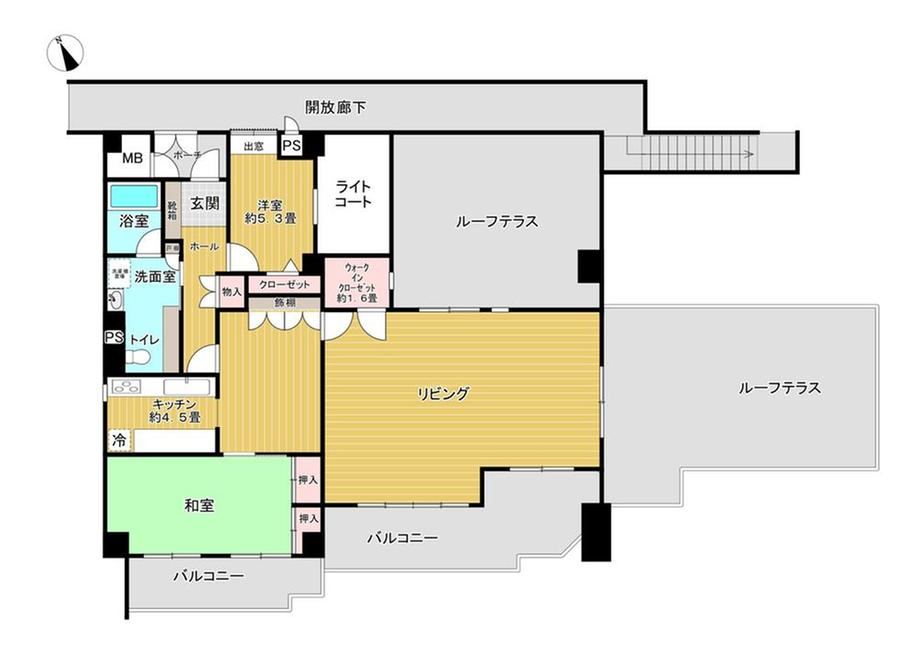 3LDK apartment in Higashi Ward, Hiroshima - Photo 1
