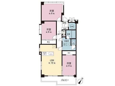 3LDK apartment in Chuo Ward, Chiba - Photo 1