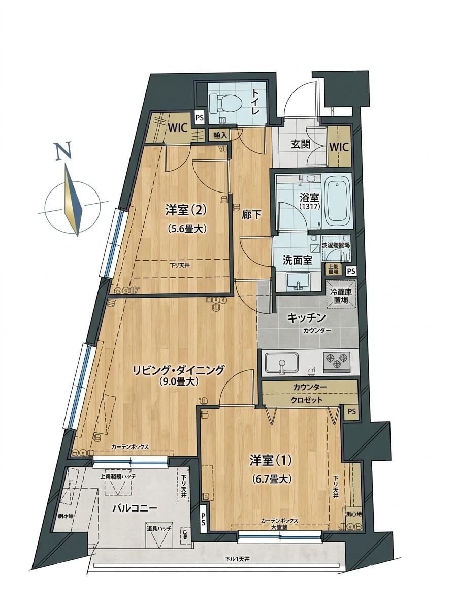 2LDK apartment in Setagaya Ward, Tokyo - Photo 1