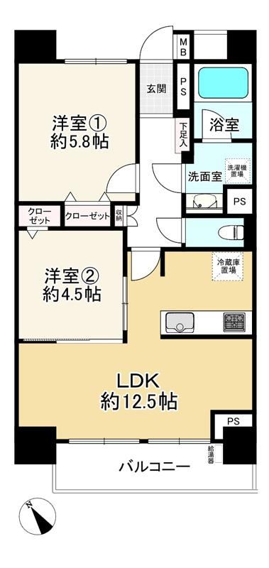 2LDK apartment in Sumida Ward, Tokyo - Photo 1