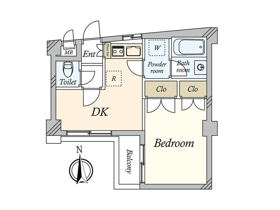 1DK apartment in Shinagawa Ward, Tokyo - Photo 1