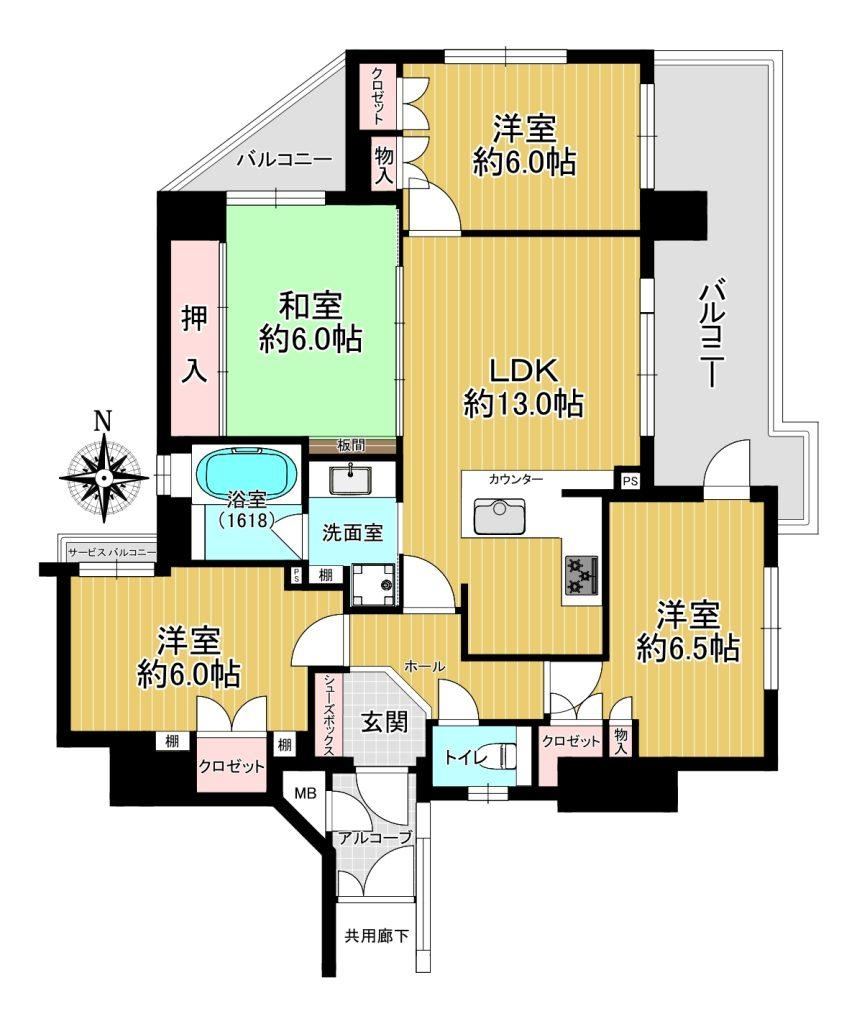 4LDK apartment in Kamigyo Ward, Kyoto - Photo 1