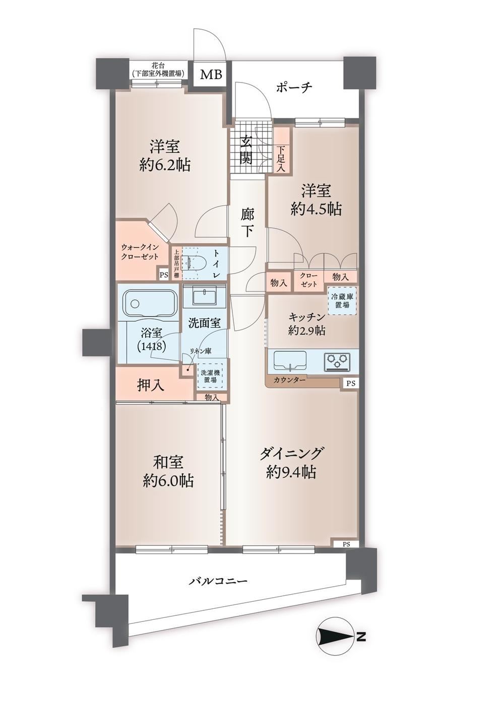3LDK apartment in Ota Ward, Tokyo - Photo 1