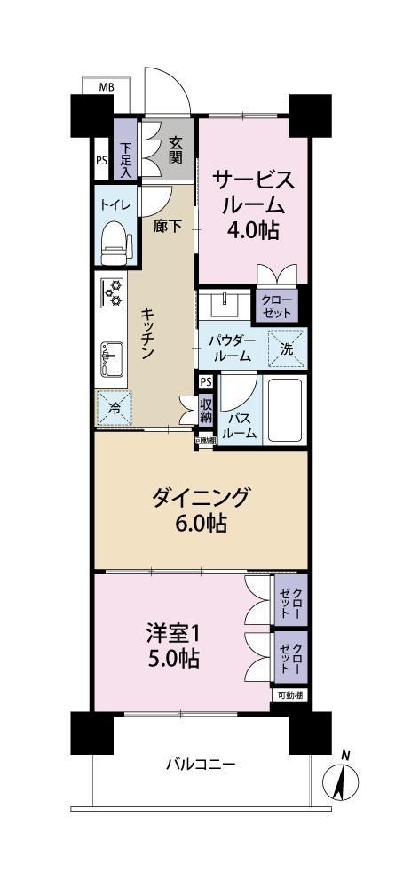 2DK apartment in Adachi Ward, Tokyo - Photo 1