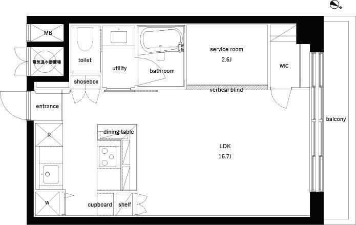 1LDK apartment in Minato Ward, Tokyo - Photo 1