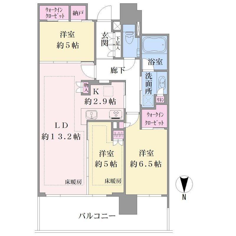 3LDK+S apartment in Chuo Ward, Tokyo - Photo 1