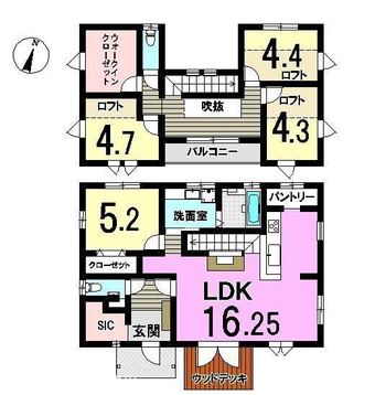 4LDK house in Nakatsugawa