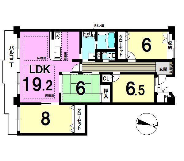 4LDK apartment in Ena, Gifu - Photo 1