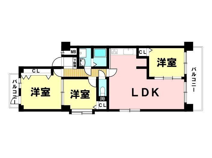 3LDK apartment in Kita Ward, Nagoya, Aichi - Photo 1
