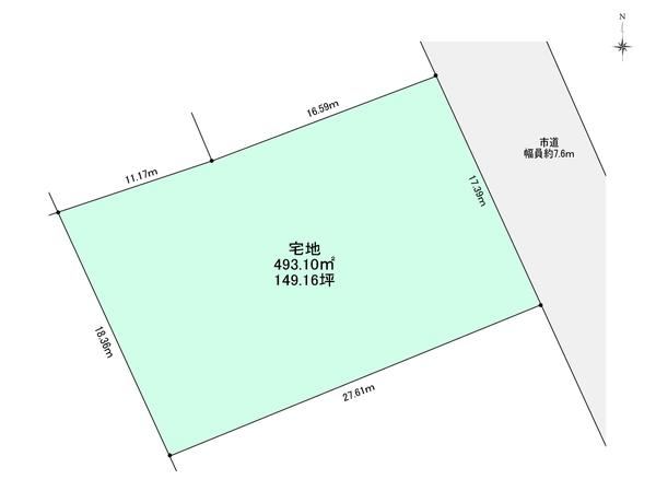 493 m² land in Goshogawara, Aomori - Photo 1