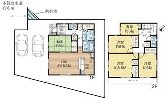 4LDK+S house in Tagajo