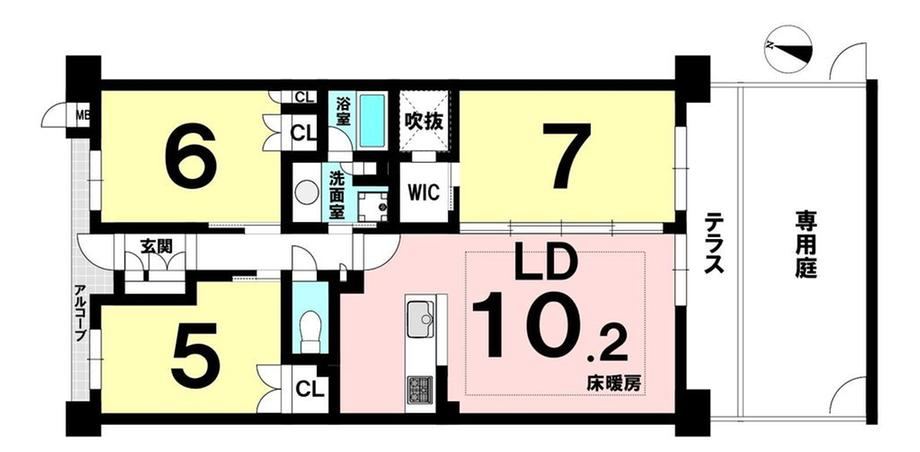 3LDK apartment in Ukyo Ward, Kyoto - Photo 1