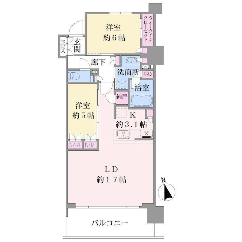 2LDK+S apartment in Chuo Ward, Tokyo - Photo 1