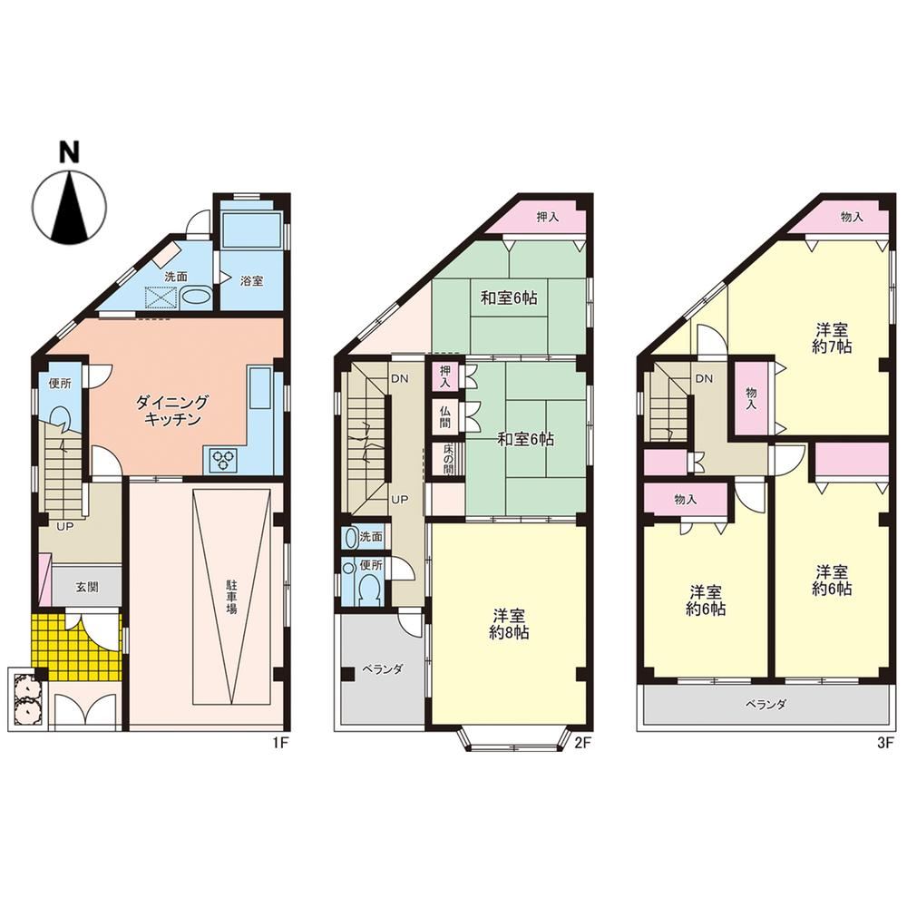 6LDK house in Higashiyodogawa Ward, Osaka - Photo 1