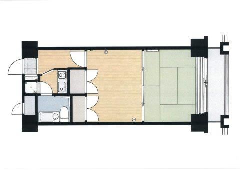 2LK apartment in Higashiagatsuma, Agatsuma District, Gunma - Photo 1