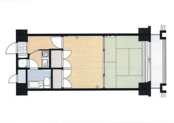 2LK apartment in Agatsuma District