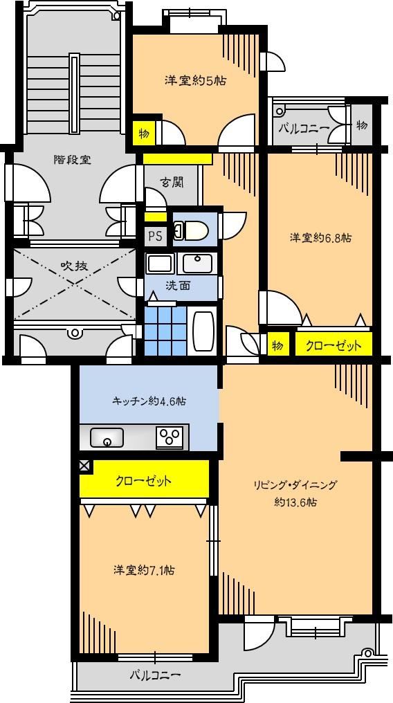3LDK apartment in Inage Ward, Chiba - Photo 1