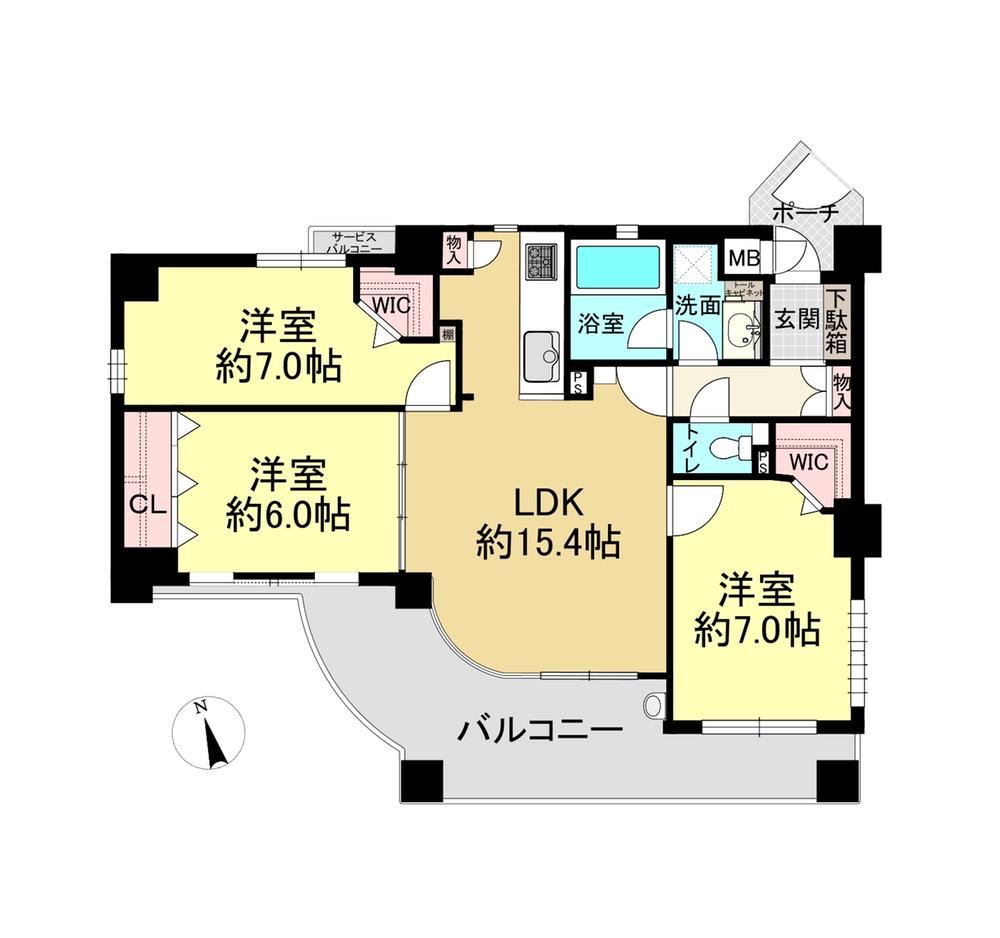 3LDK apartment in Tennoji Ward, Osaka - Photo 1