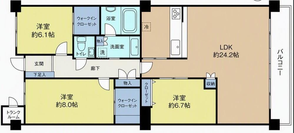3LDK apartment in Takaishi, Osaka - Photo 1