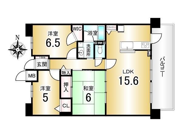 3LDK apartment in Fushimi Ward, Kyoto - Photo 1