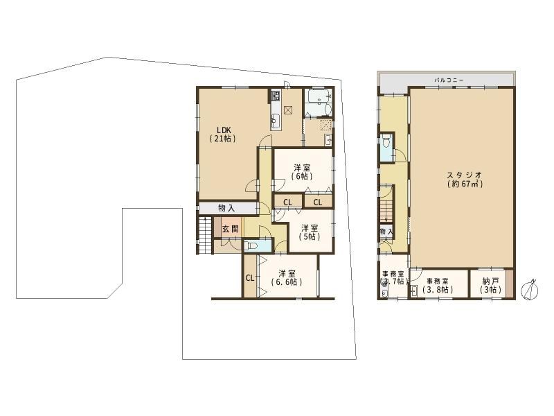 3LDK house in Tondabayashi, Osaka - Photo 1