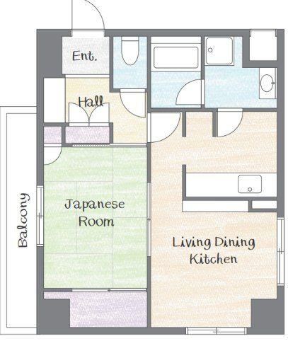 1LDK apartment in Shinagawa Ward, Tokyo - Photo 1