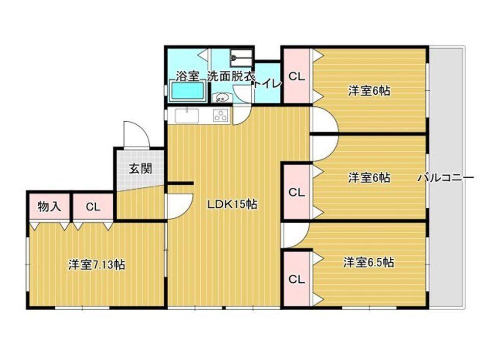 4LDK apartment in Hakata Ward, Fukuoka - Photo 1