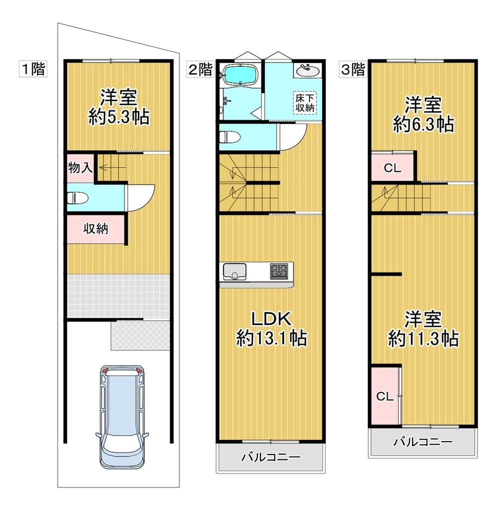 3LDK house in Suminoe Ward, Osaka - Photo 1