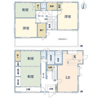 6LDK house in Shime, Kasuya District