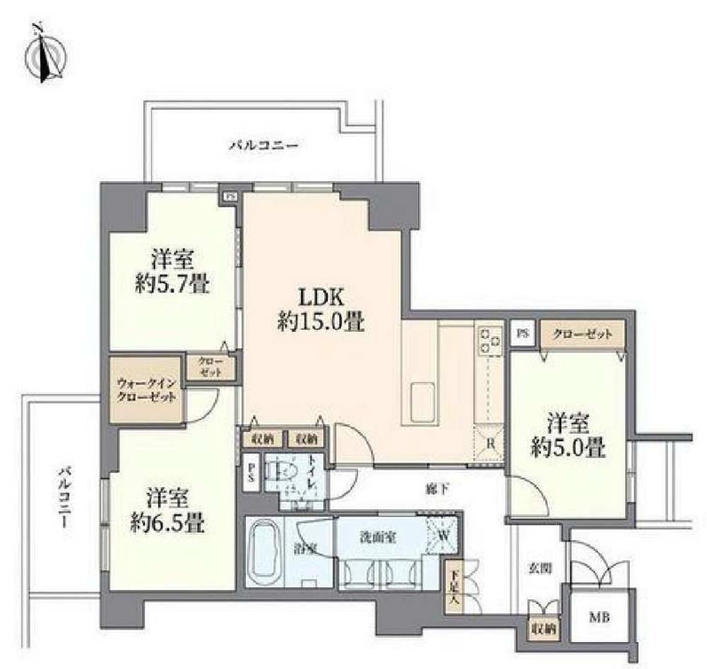 3LDK apartment in Shinagawa Ward, Tokyo - Photo 1