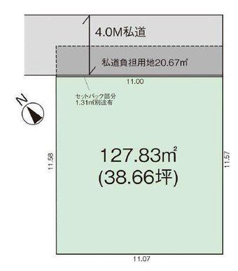 plot of land in Nishi Ward