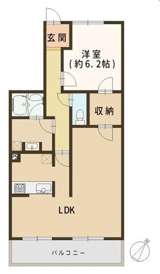 1LDK apartment in Habikino