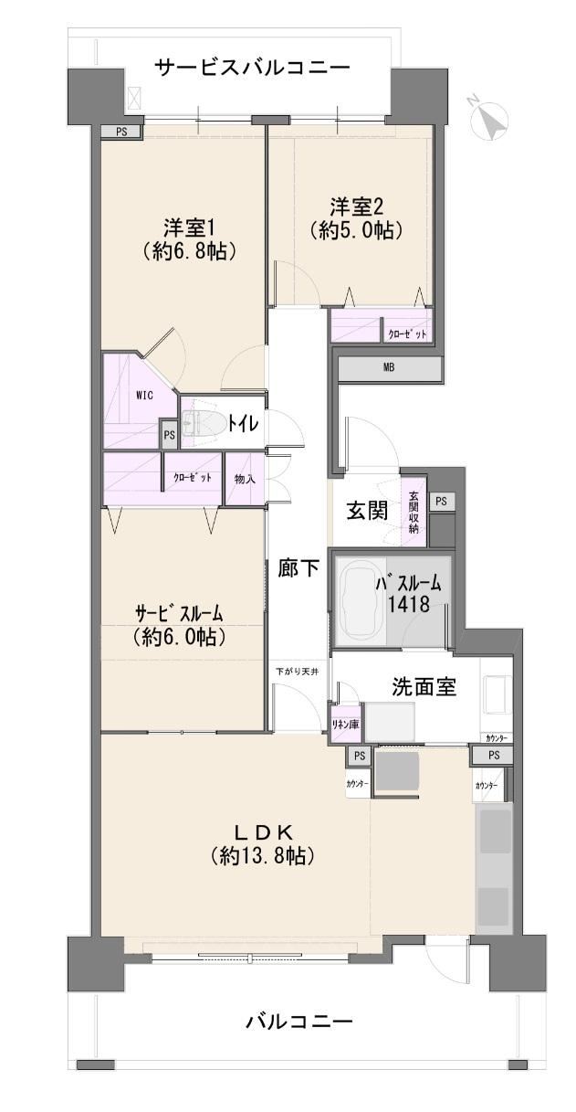 3LDK apartment in Mihama Ward, Chiba - Photo 1