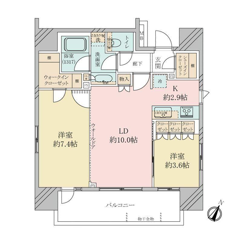 2LDK apartment in Kita Ward, Tokyo - Photo 1
