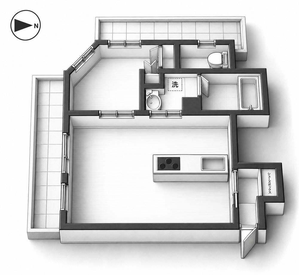 1LDK apartment in Koto Ward, Tokyo - Photo 1