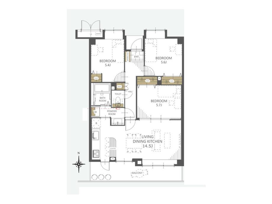 3LDK apartment in Hachioji, Tokyo - Photo 1