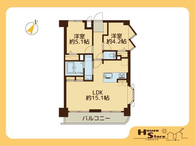 1LDK+S apartment in Omiya Ward, Saitama - Photo 1