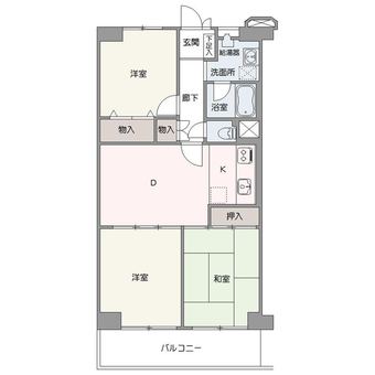 3DK apartment in Higashikurume