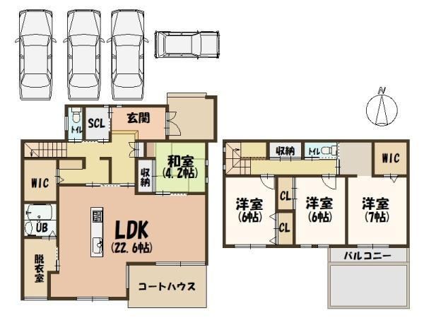4LDK house in Kashiba, Nara - Photo 1