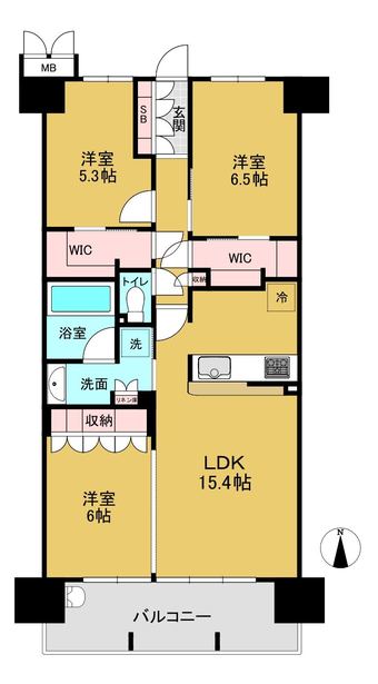 3LDK apartment in Nagaokakyo
