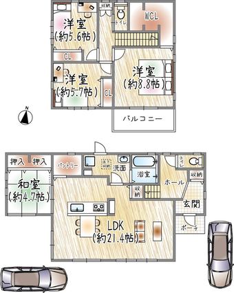 4LDK house in Inagawa, Kawabe District