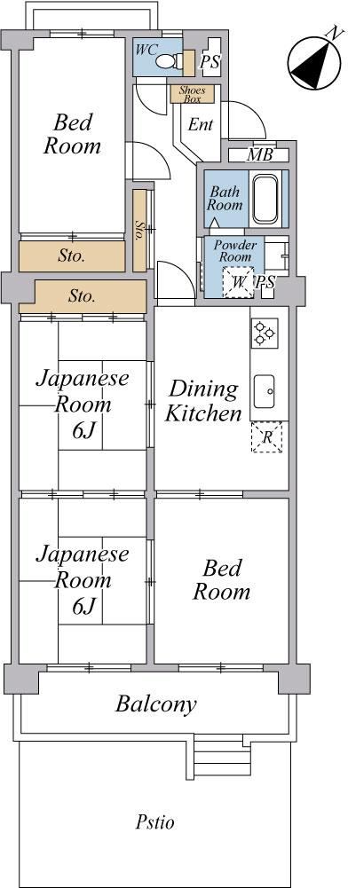 4DK apartment in Minato Ward, Nagoya, Aichi - Photo 1